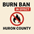 Open air fire ban in Huron County